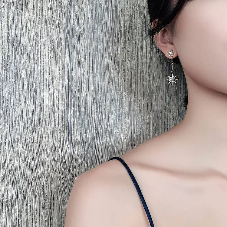 Crystal Star Earrings