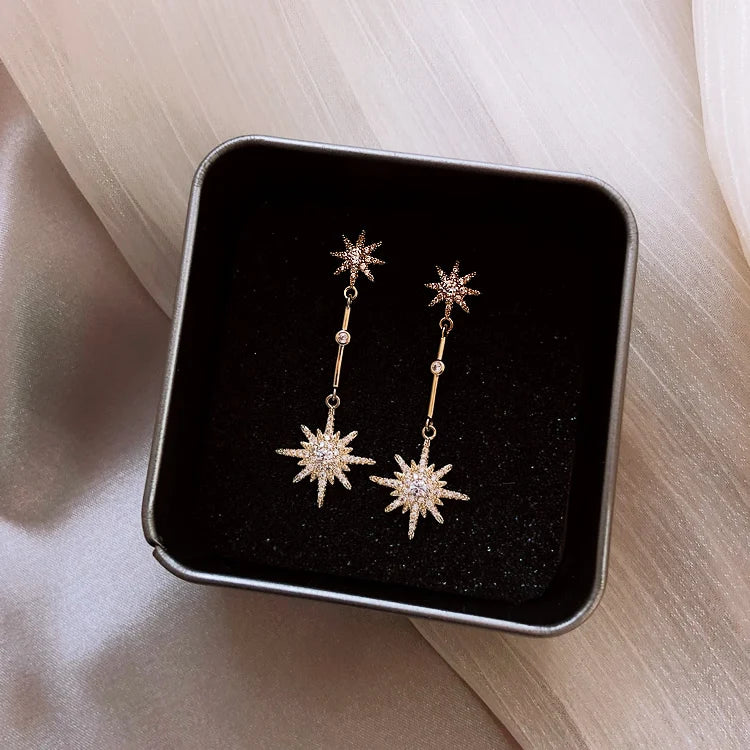 Crystal Star Earrings