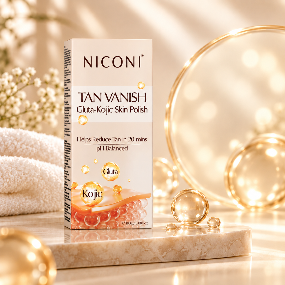 Niconi Tan Vanish Gluta-Kojic Skin Polish 180g
